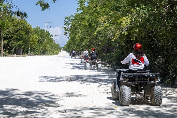 Off Road ATV Tour with Caverns, Cedral & Beach Time with Transfer