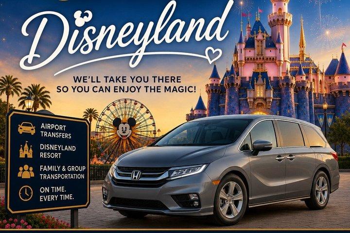 ホテル、ディズニーランド＆クルーズポートへのLAX空港プライベート送迎