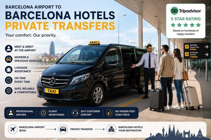 Dall'aeroporto di Barcellona agli hotel di Barcellona