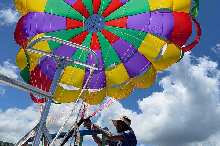Ocho Rios Parasailing oplevelse med panoramaudsigt over kysten