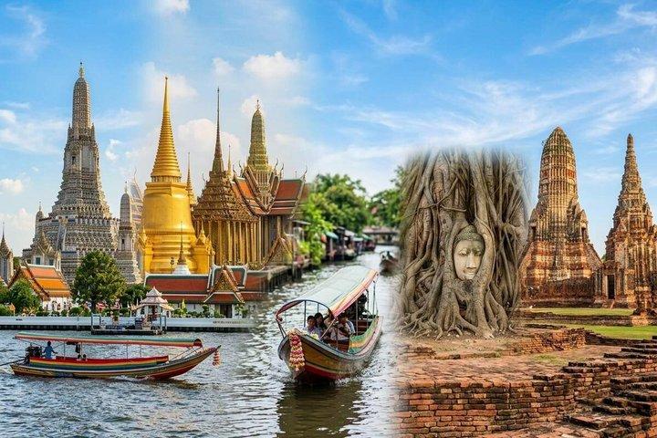 2-Day Combo: Bangkok City Highlights, Boat Ride& Ayutthaya UNESCO