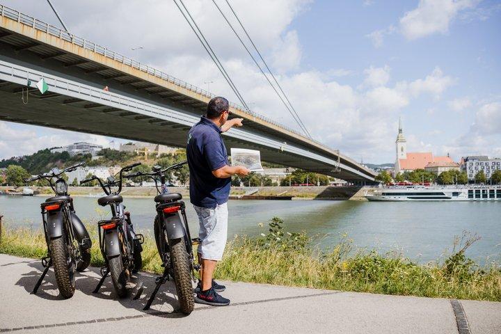 Bratislava WW II Bunker Iron Curtain and Danube Tour by E-bike