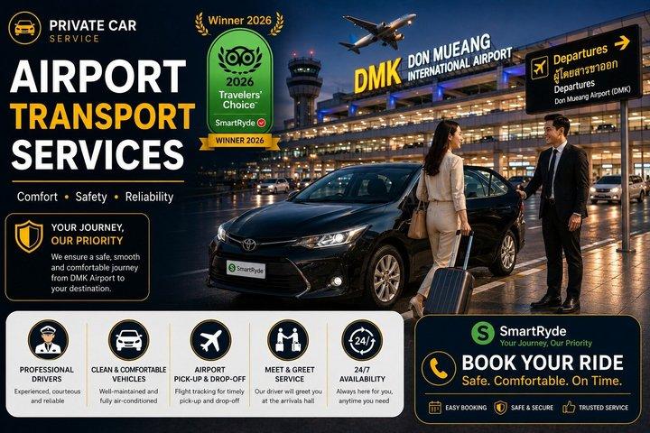 Private Airport Transfer: DMK Airport → Hua Hin City