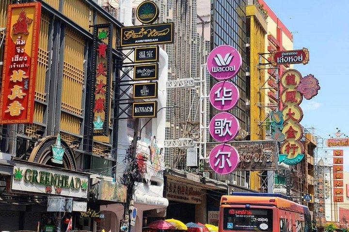 バンコクの有名なチャイナタウンのグルメ ツアー