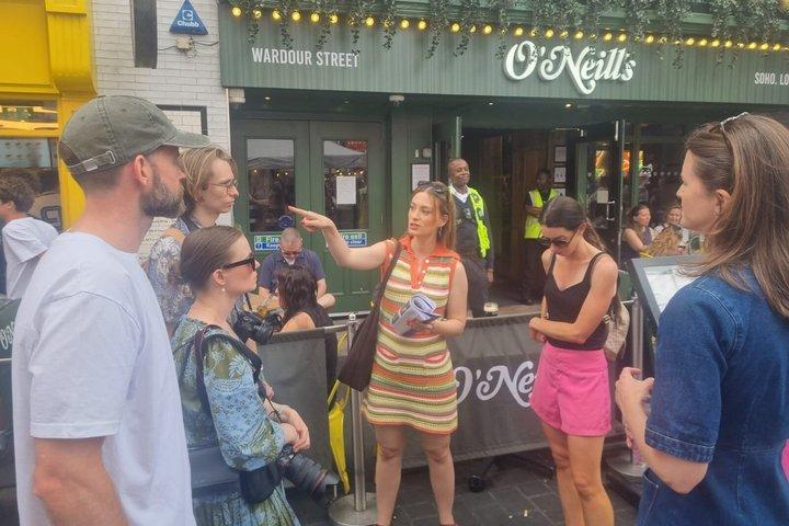 Swinging 60-tals Soho Promenad i London