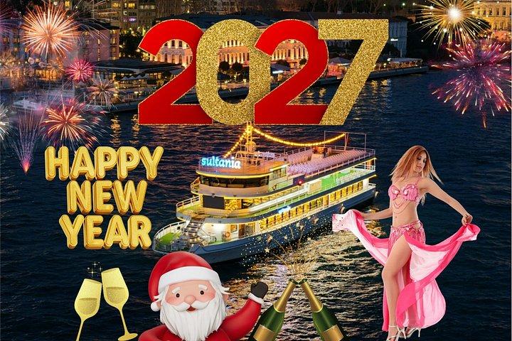 New Year Eve Cruise 2027 with Dinner at Istanbul Bosphorus