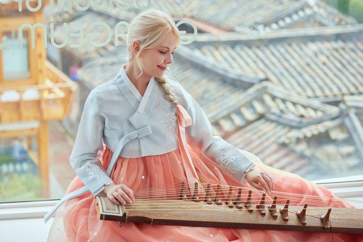 Esperienza Gayageum in Corea autentica a Hanbok - Bukchon Seoul