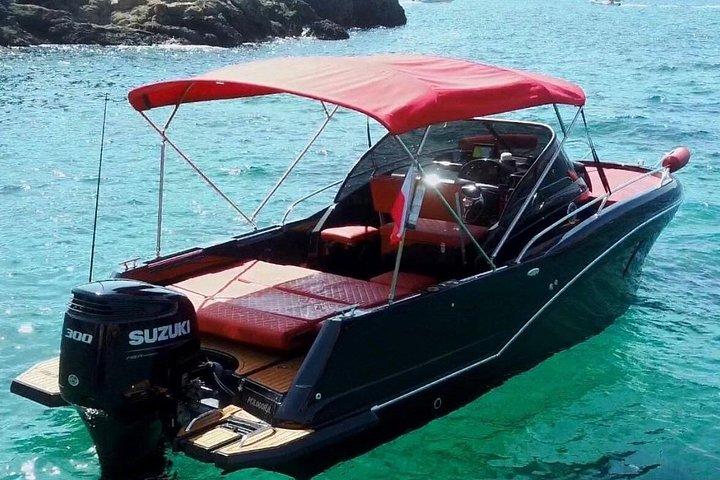 Privat båtuthyrning heldag Ibiza-Formentera