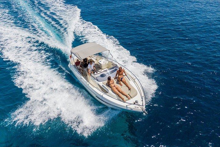 Privat båtuthyrning heldag Ibiza-Formentera