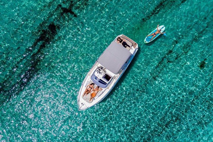 Privat båtuthyrning heldag Ibiza-Formentera