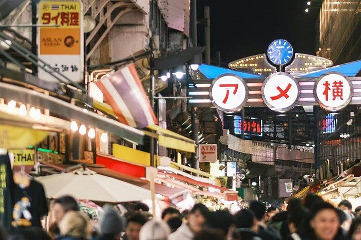 Tokyo Ueno and Ameyoko Evening Food Tour