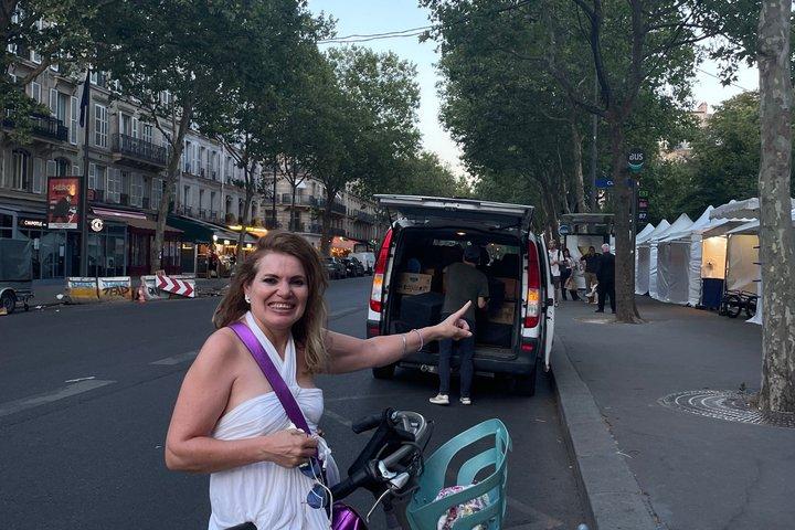 Privé elektrische fiets over de wonderen van Parijs