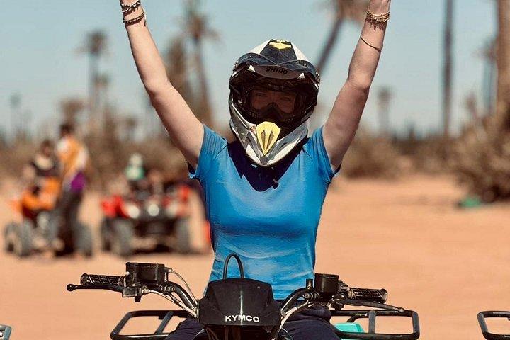 Marrakesch Sonnenuntergangs-Quad-Bike-Tour in der Palmeraie mit Tee