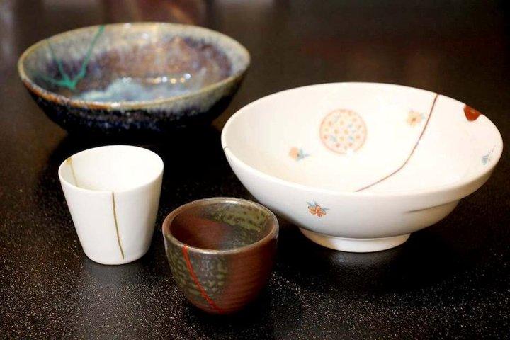 Kintsugi, Makie or Gold Leaf Pasting Workshop in Nihonbashi Tokyo