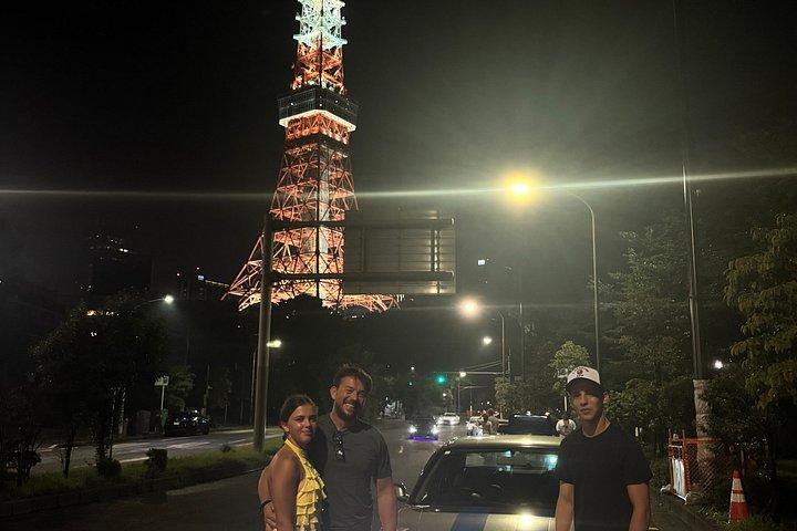 東京ドリフトナイトツアー：R34＆GT-Rで夜の大黒PAへ