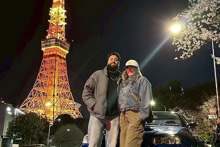 東京ドリフトナイトツアー：R34＆GT-Rで夜の大黒PAへ