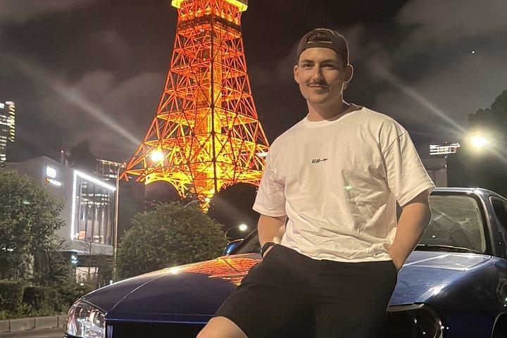 東京ドリフトナイトツアー：R34＆GT-Rで夜の大黒PAへ