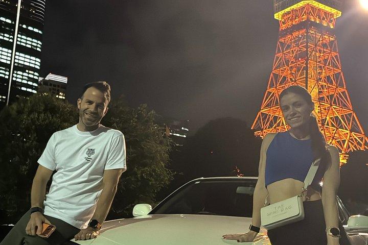 東京ドリフトナイトツアー：R34＆GT-Rで夜の大黒PAへ