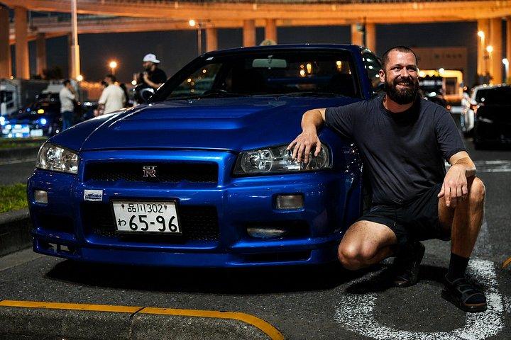 東京ドリフトナイトツアー：R34＆GT-Rで夜の大黒PAへ