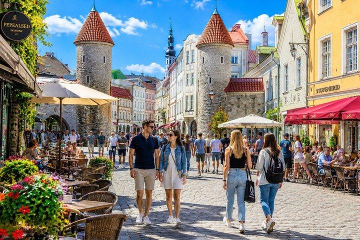ビジネスラウンジと豪華なビュッフェでタリンへ贅沢な日帰り旅行