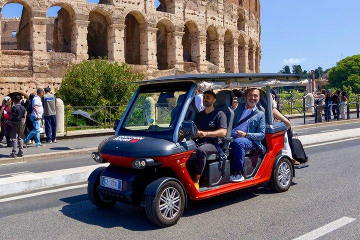 Roma por Carrito de Golf : Visitas obligadas en 2 Hrs 30 Mins