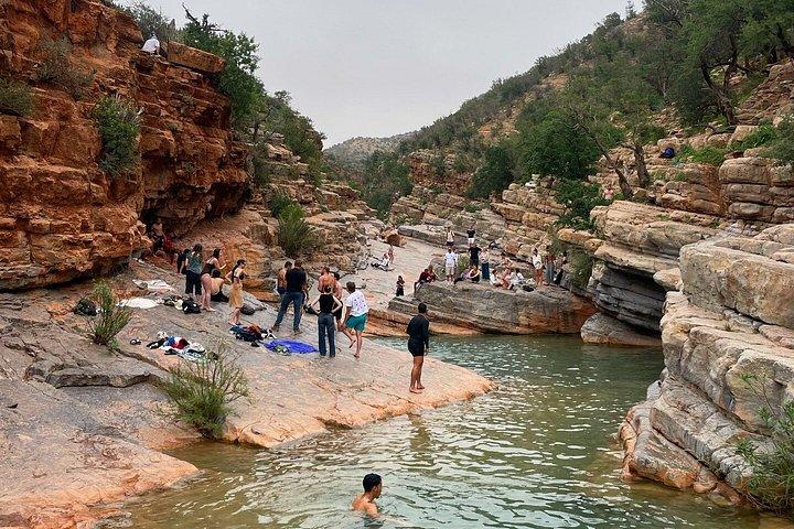 Excursion paradise valley and Taghazout Timlaline