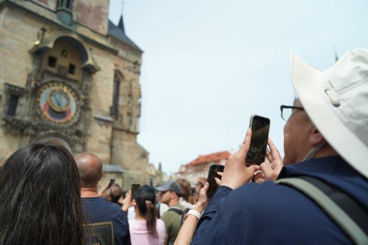 Stadstour van een halve dag door Praag inclusief rondvaart over de Moldau