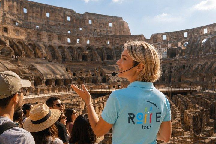 VIP Petit Groupe Colosseum Arena Étage, Forum et visite du Palatin