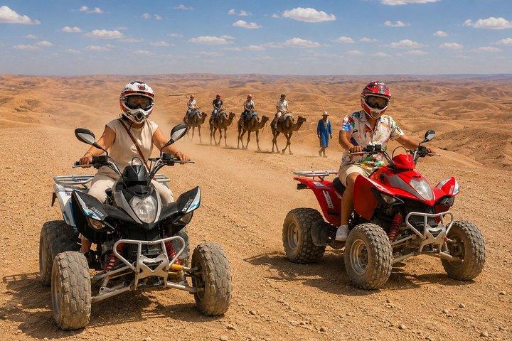 Agafay Desert Marrakech: Camel Ride and Quad bike & Dinner Show