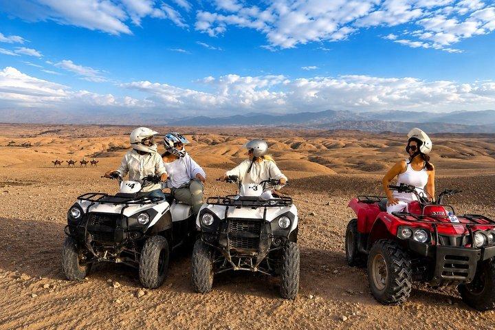Agafay Desert Marrakech: Camel Ride and Quad bike & Dinner Show
