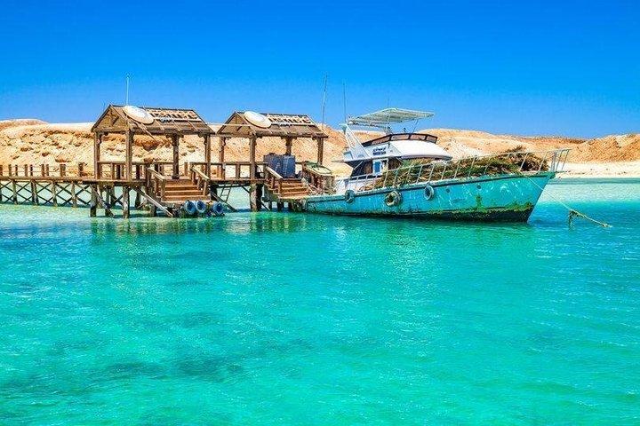 Orange Bay Island Schnorchelkreuzfahrt Hotel Transfers von Hurghada