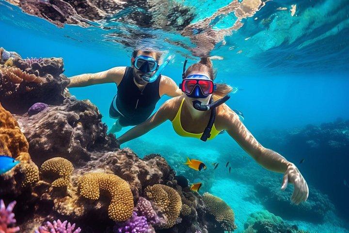 Orange Bay Island Schnorchelkreuzfahrt Hotel Transfers von Hurghada