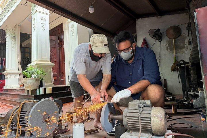 Hanoi: Hands-On Knife Making Workshop with Master Blacksmith