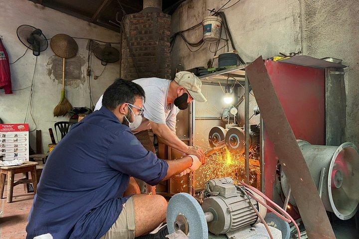 Hanoi: Hands-On Knife Making Workshop with Master Blacksmith