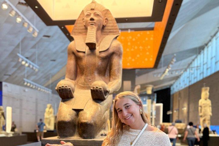 Visning af Grand Egyptian museum King Tut & Giza pyramider , Sphinx