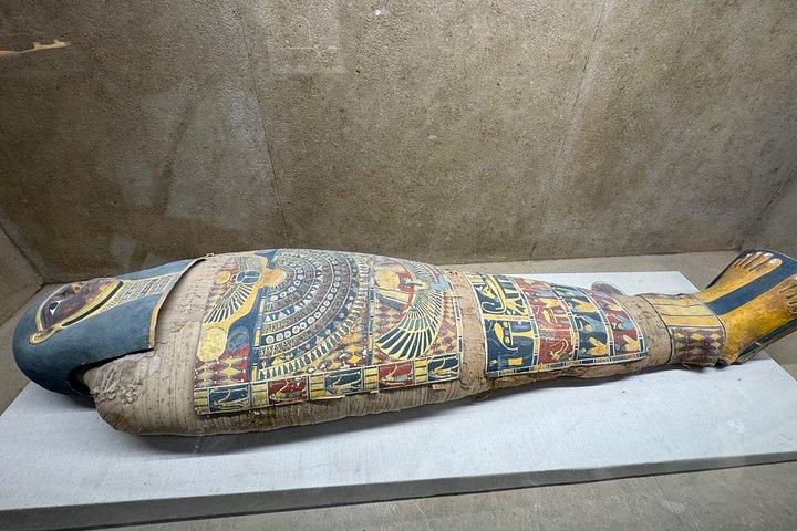 グランド・エジプト博物館とギザのピラミッド、クエーンピラミッド内部ツアー