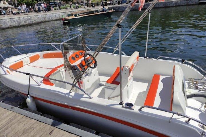 Lago Como : Aluguel de temporada de barco autônomo - sem licença