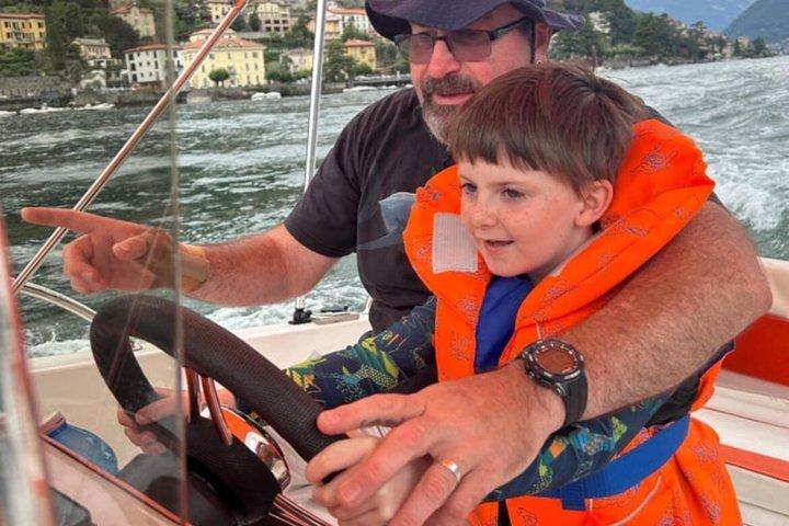 Lago Como : Aluguel de temporada de barco autônomo - sem licença