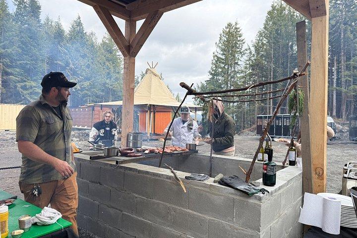 Ketchikan Fireside Feast: Open-Fire Salmon & Reindeer Dinner