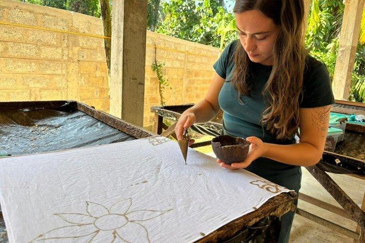 Batik Making Workshop in Galle