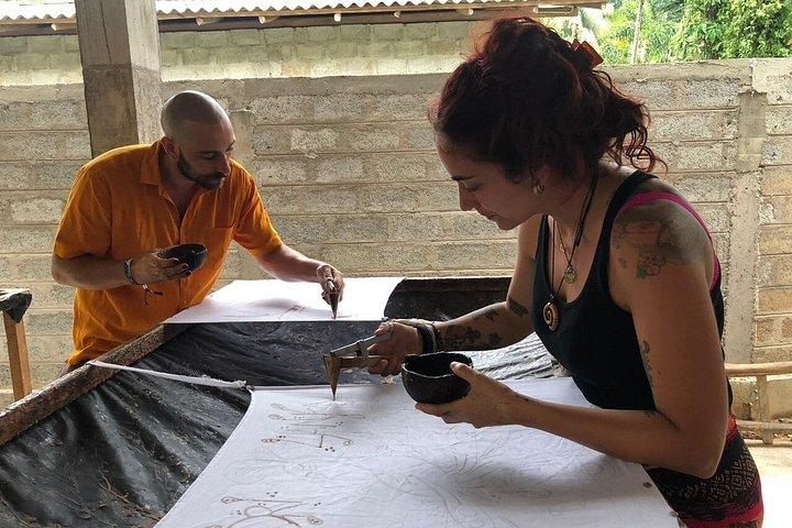 Batik Making Workshop in Galle