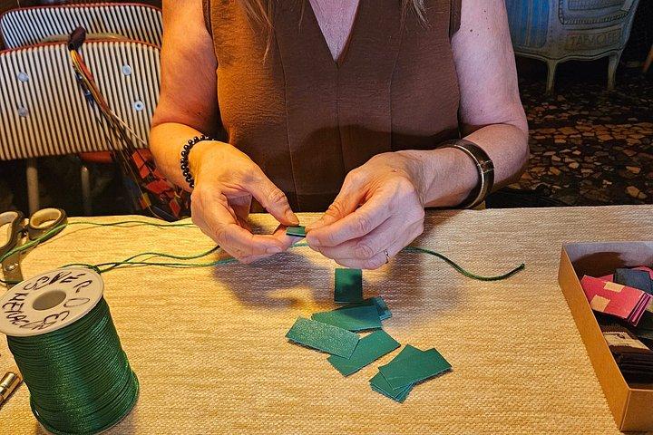 3 Hours Leather Necklace Workshop in Rome