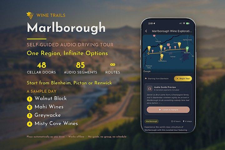 Marlborough Wine Tour: Self-Guided GPS Audio Driving Guide