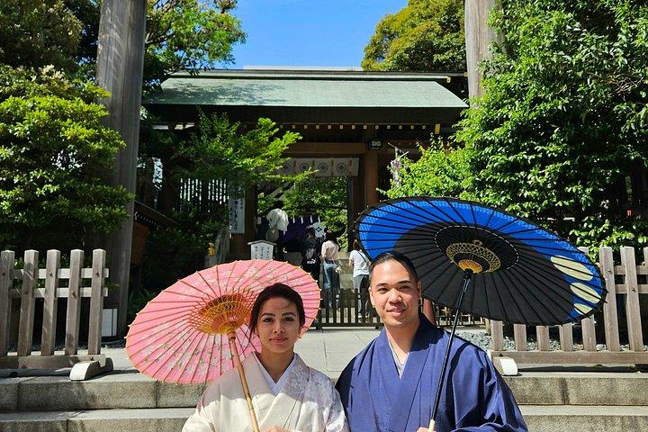 東京 : プライベート着物撮影＆茶室
