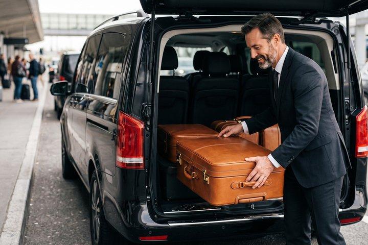 Parijs : CDG Airport Privétransfer ⇄ Stadscentrum/Disneyland