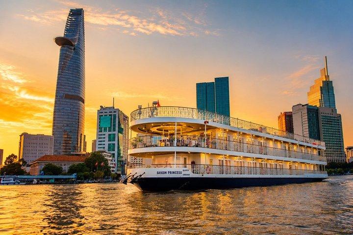 Saigon River Evening Dinner Cruise with Skyline Views