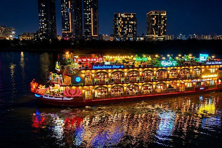 Saigon River Evening Dinner Cruise with Skyline Views