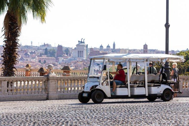 Roma Golf carrello Tour perle nascoste con caffè e gelato