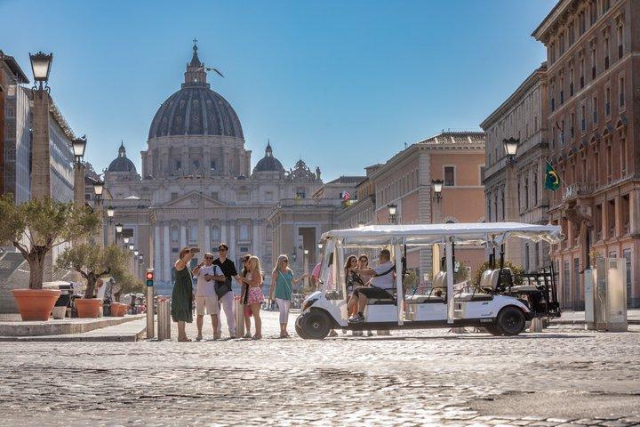 Roma Golf carrello Tour perle nascoste con caffè e gelato