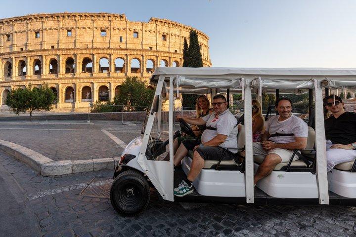 Roma Golf carrello Tour perle nascoste con caffè e gelato
